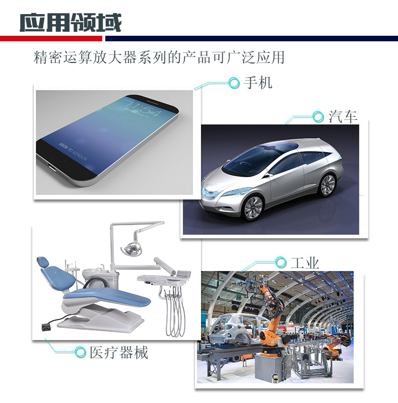 潤石精密運算放大器系列應用于手機