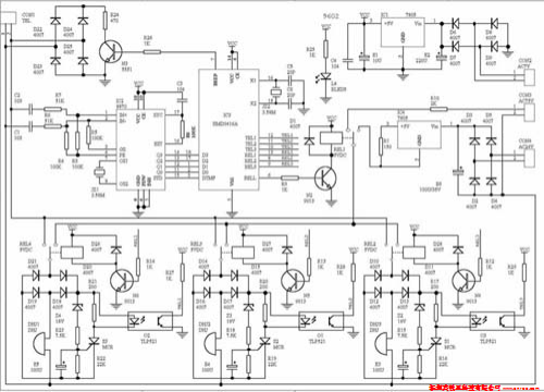 PIC單片機(jī)控制的電話(huà)小總機(jī)